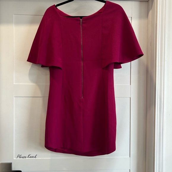 Trina Turk madame butterfly shift magenta Dress size 4 - Picture 4 of 4